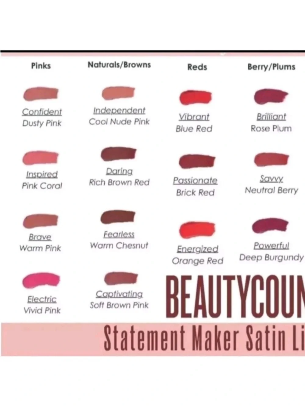 beautycounter electric statement